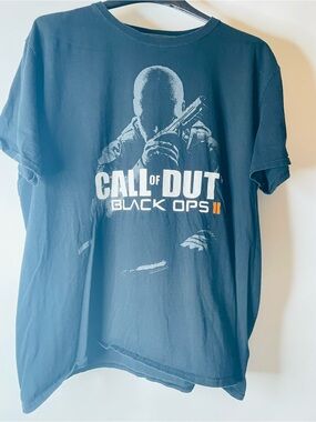 Gildan Black Op2 Original Promo Shirt For Launch Of Game  XL